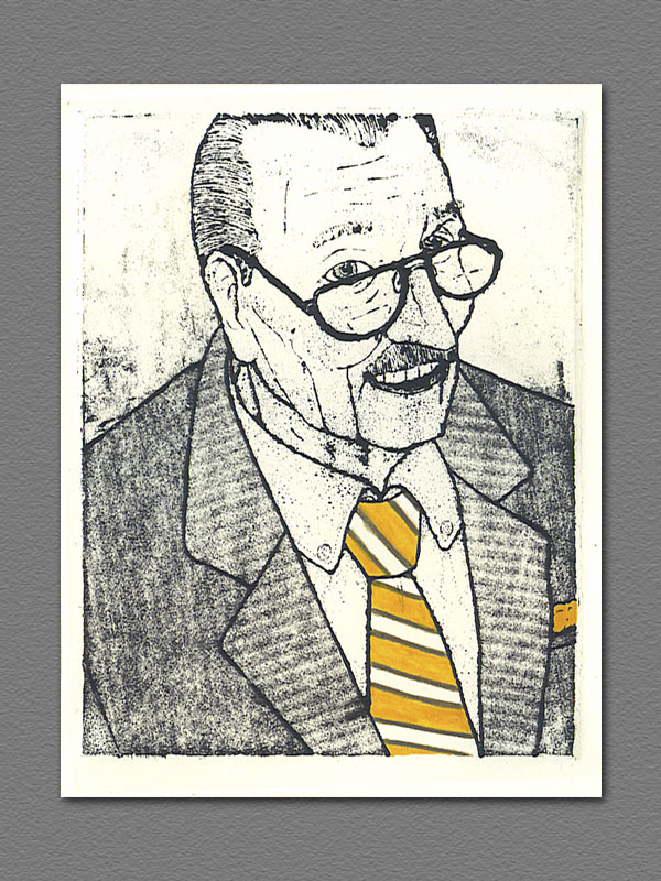 etching - Dad with Beautiful Tie