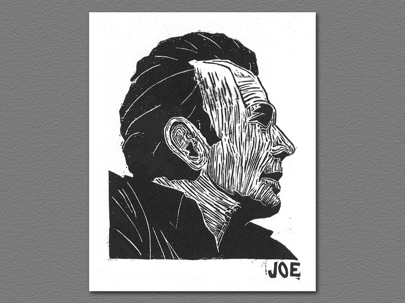 relief print - Joe Strummer